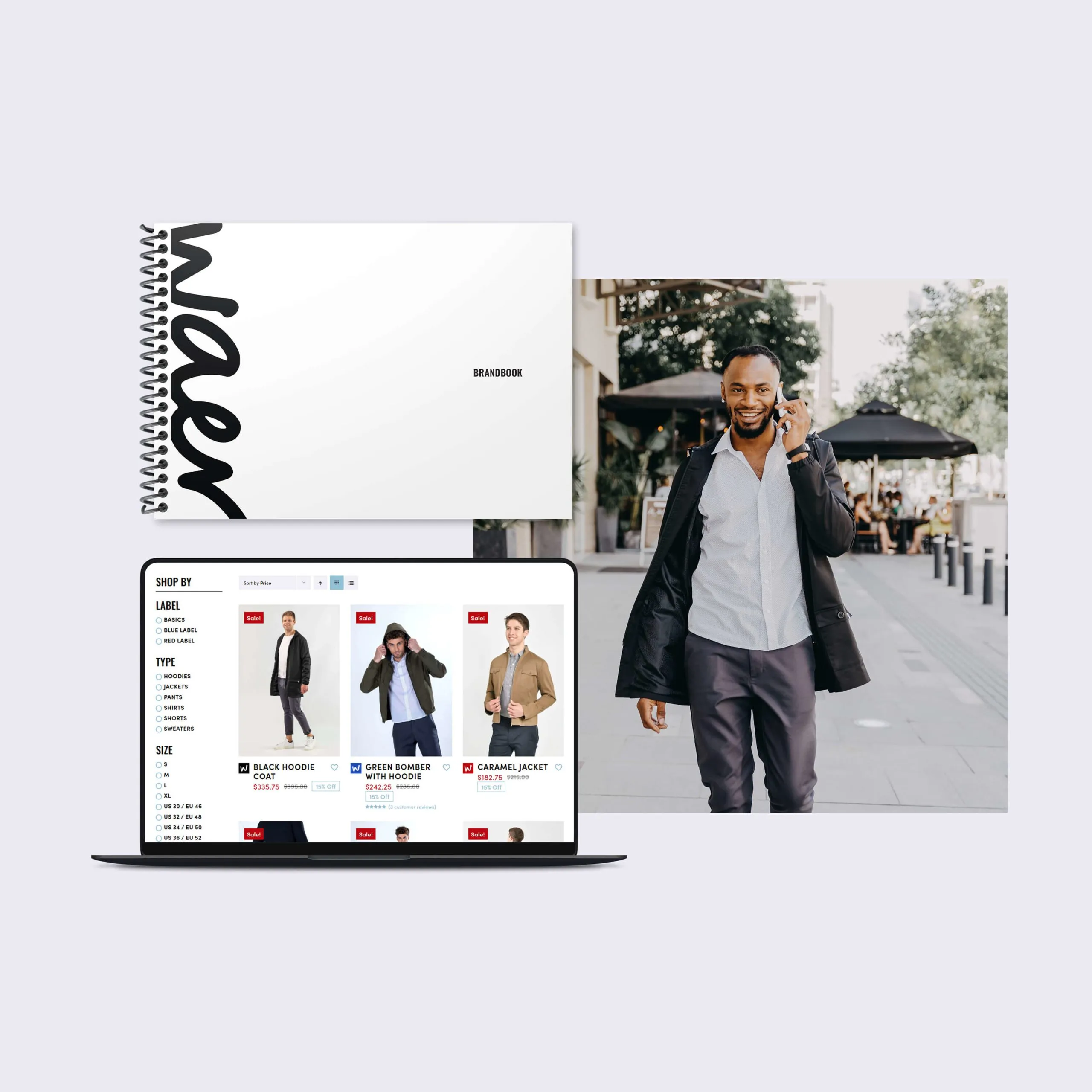 Waer Clothing Branding and Website