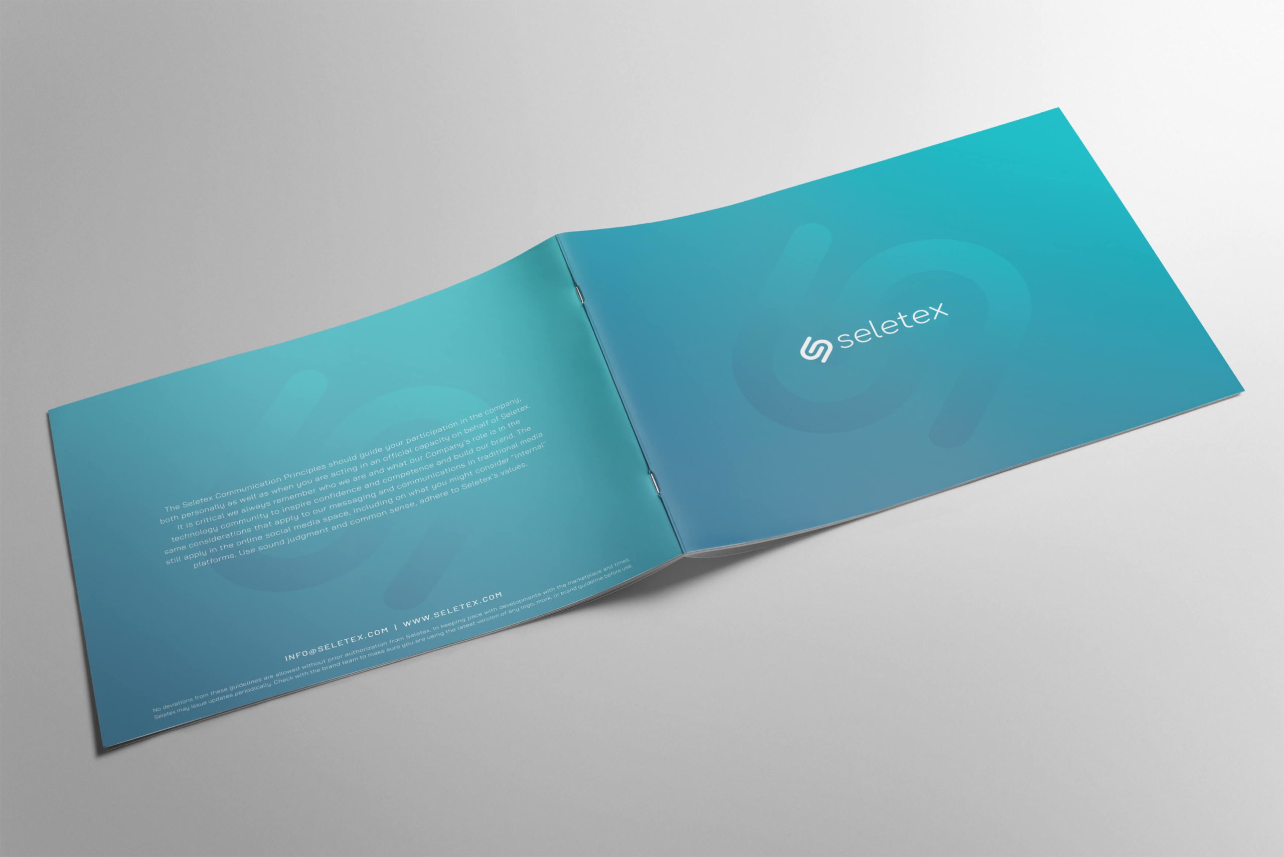 Seletex Brandbook Mockup Seletex Brandbook Mockup