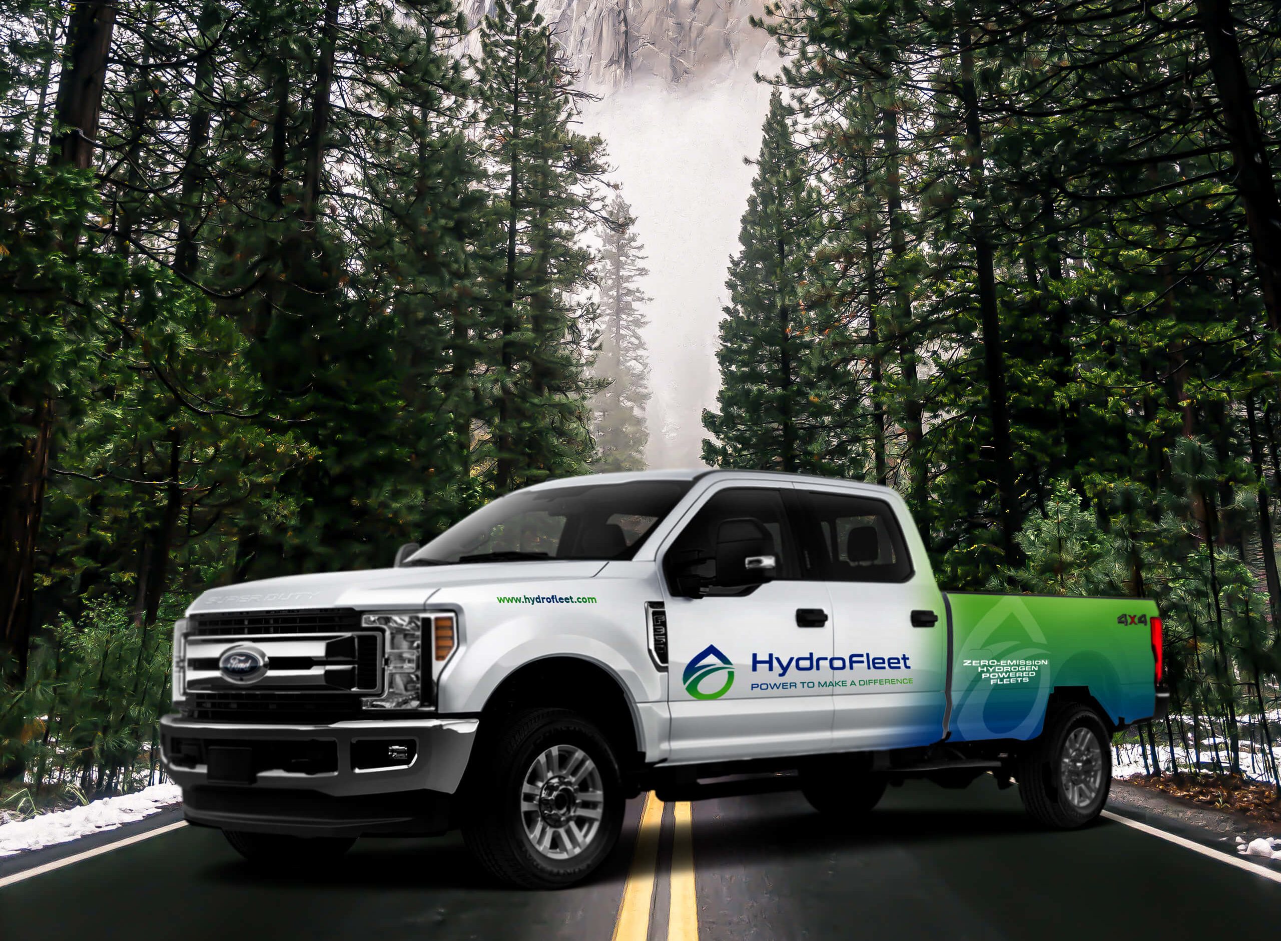 HydroFleet vehicle wrap design