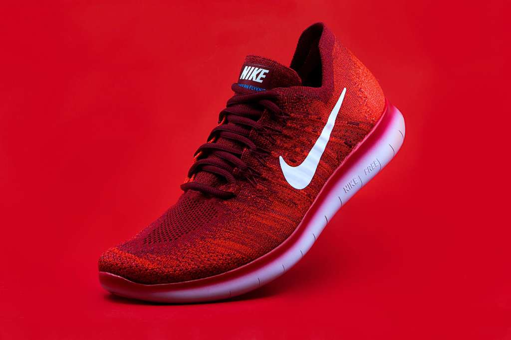 A Nike branded shoe representing successful brand identity