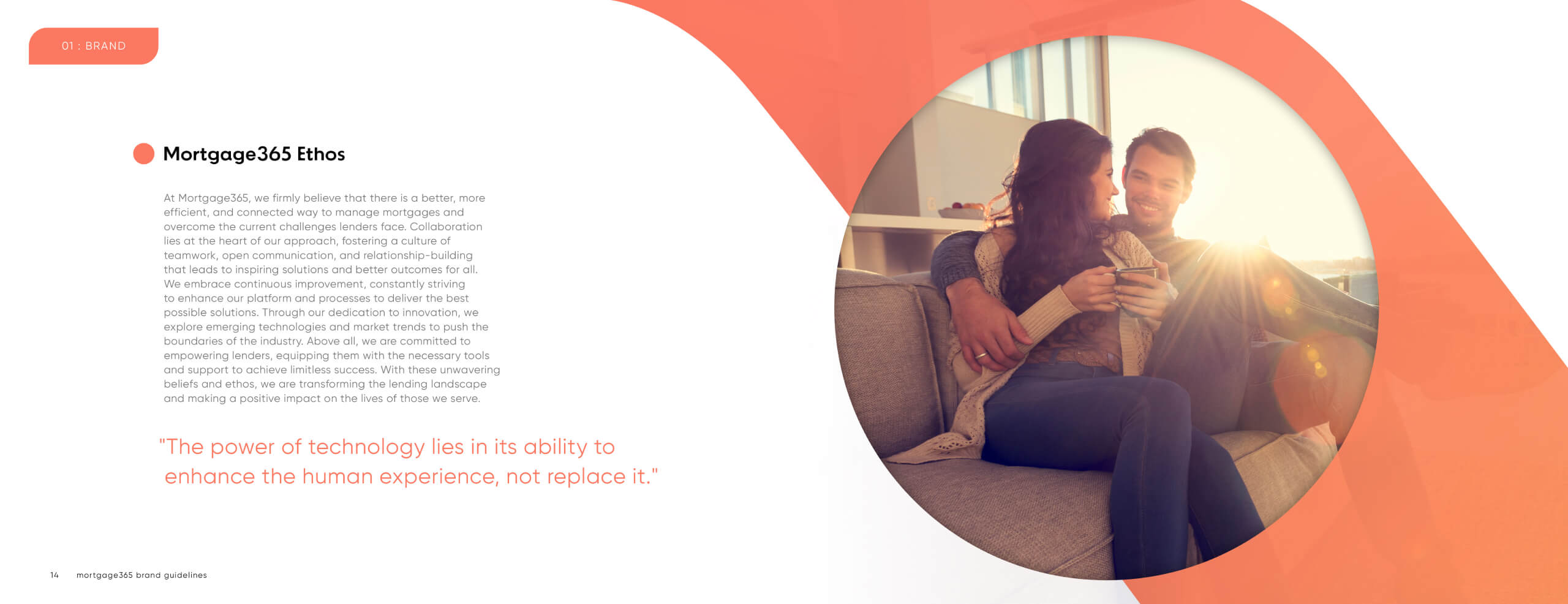 Mortgage365 Brand Book page spread example 2