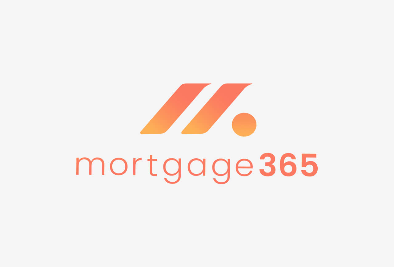 Mortgage365 Logo Design Inverted