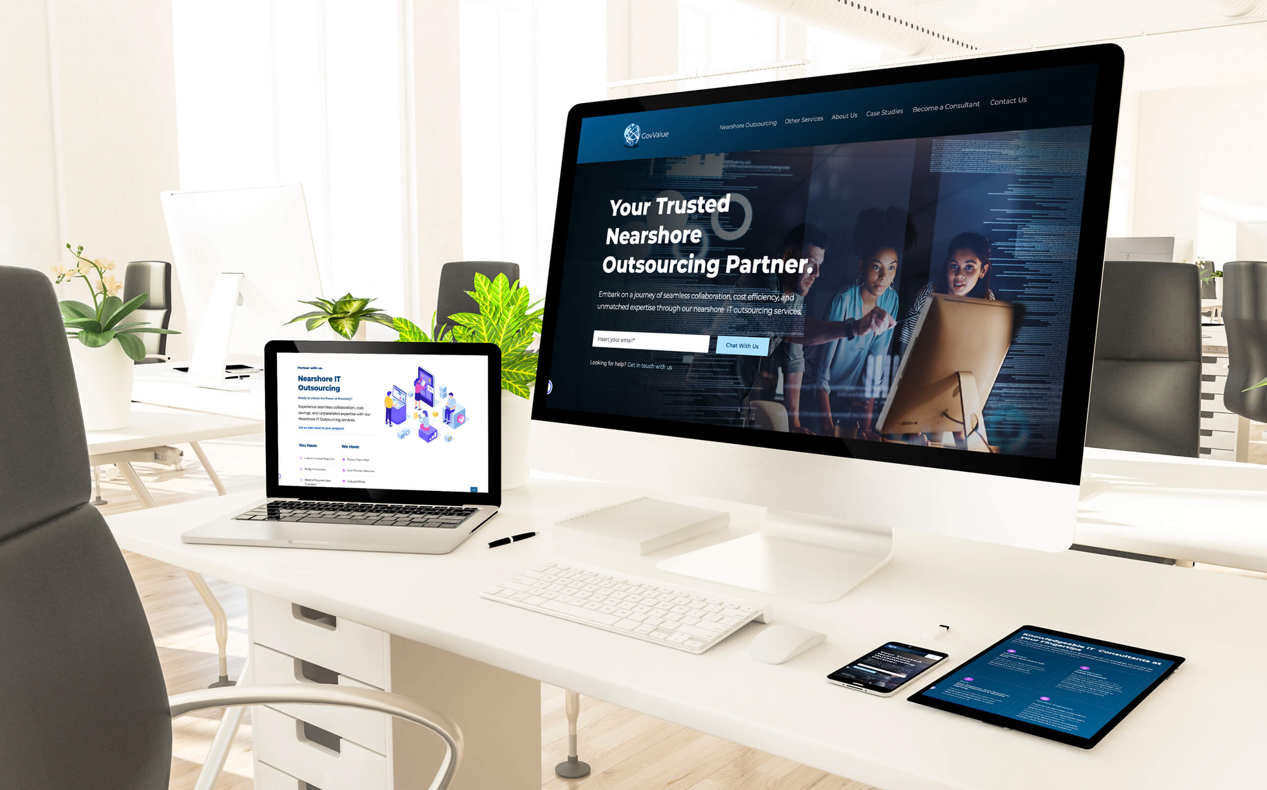 GovValue New Website Mockup