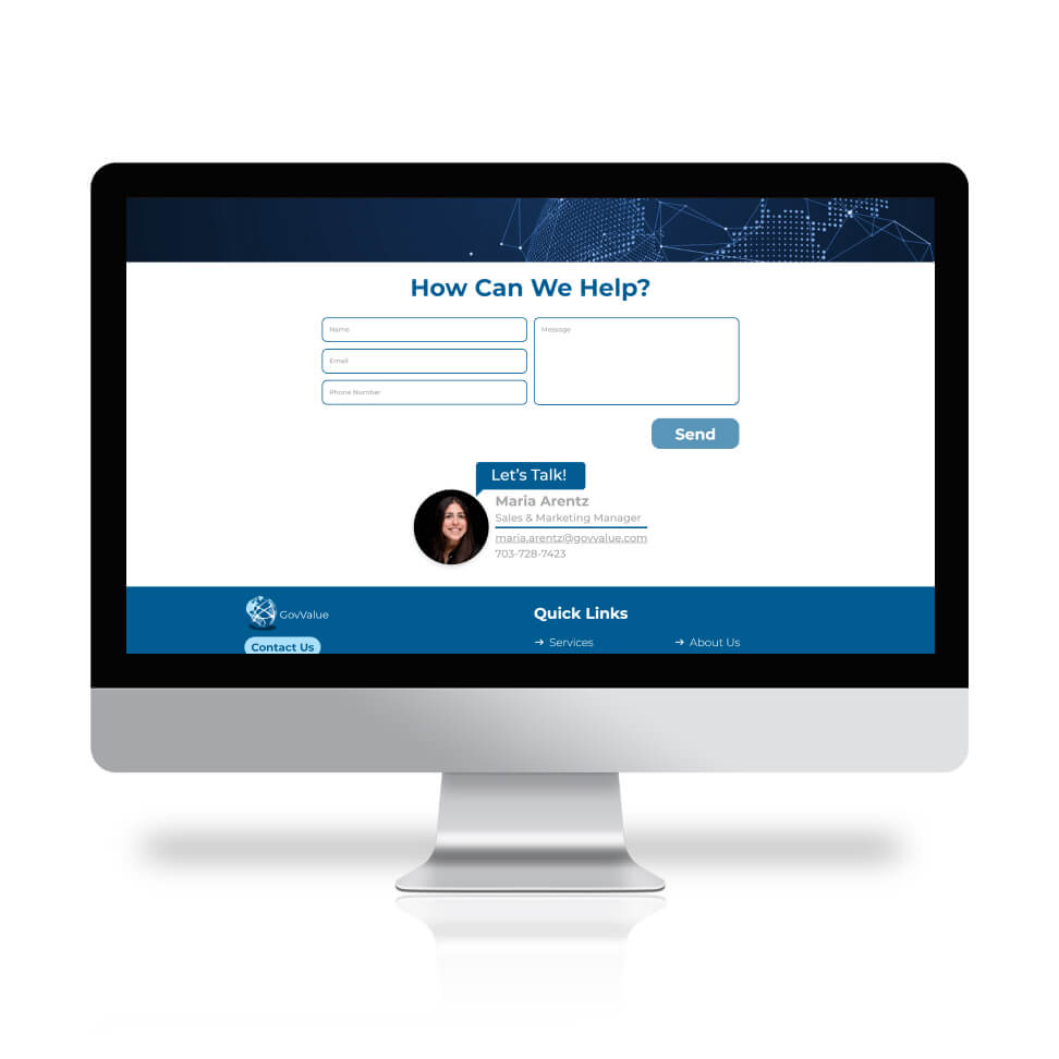 GovValue Website Before