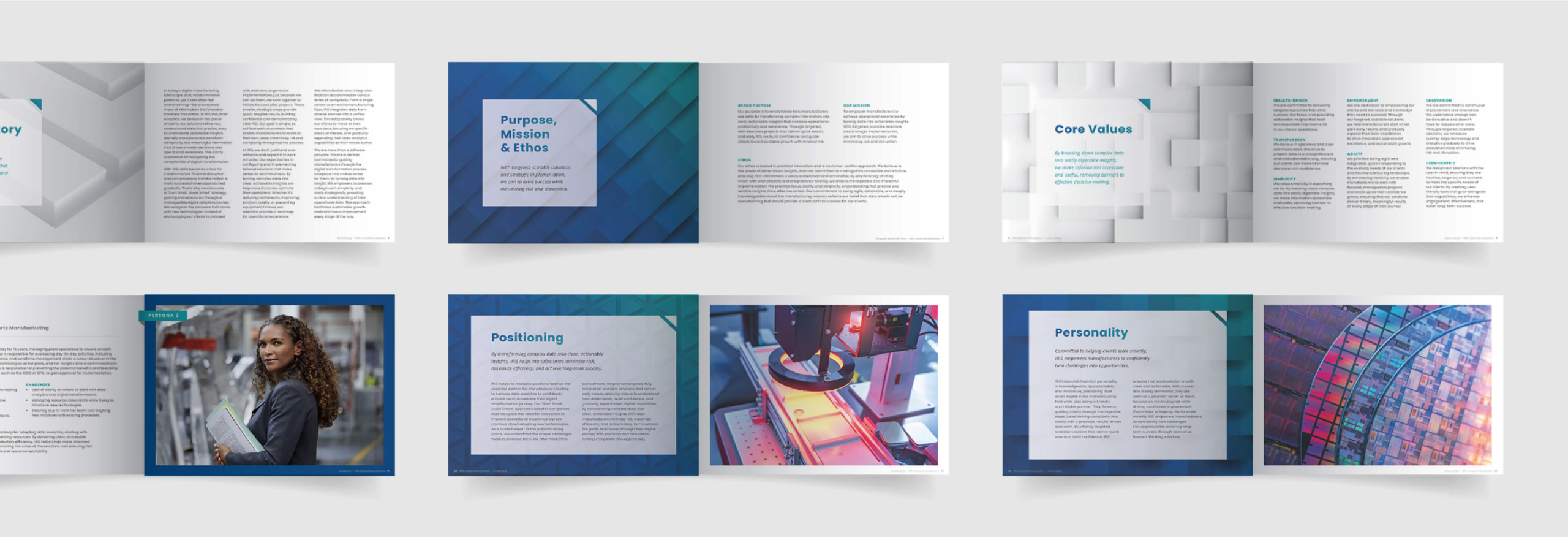 iris brand book mockup