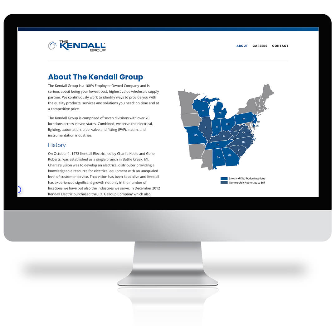iris website mockup before